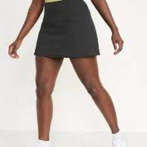 Black Old Navy Power Soft Skort Size Large
